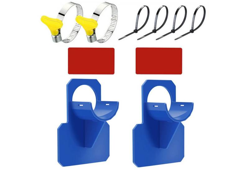 FOUORTUNATE-BEE Schlauchhalterung 2 Stück Pool Schlauchhalter,Schwimmbad Rohrhalterung, (Pool Schlauch Zubehör mit Anti-Durchstichen, Anti-Reißen, Anti-Strain, (30–37 mm) von FOUORTUNATE-BEE