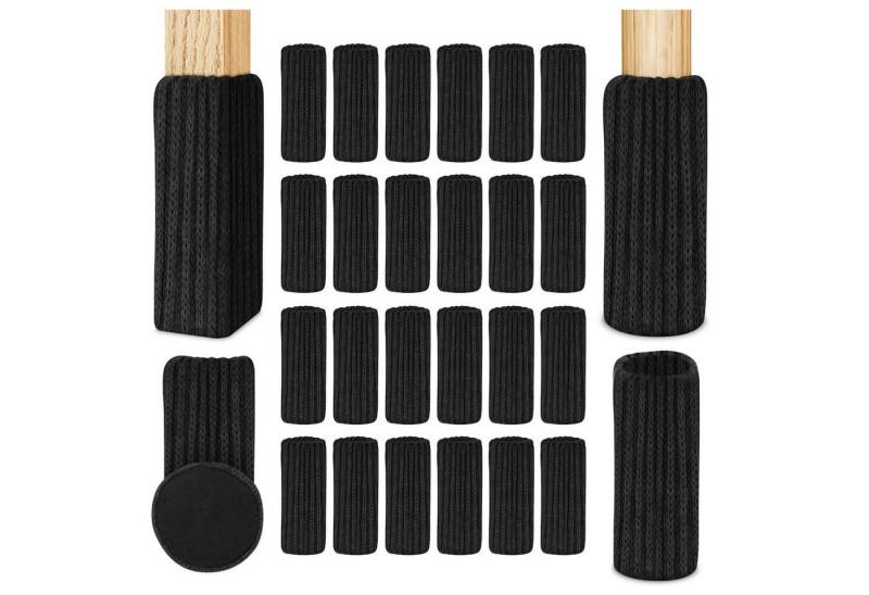 FOUORTUNATE-BEE Stuhlhusse 24 Stück Elastisch Möbelsocken Gestrickte Filz Stuhlbeinkappen, Dicke Unterseite, Antirutsch Pads für Möbel, Tisch, Bodenschutz FOUORTUNATE-BEE Stuhlhusse 24 Stück Elastisch Möbelsocken Gestrickte Filz Stuhlbeinkappen, Dicke Unterseite, Antirutsch Pads für Möbel, Tisch, Bodenschutz von FOUORTUNATE-BEE