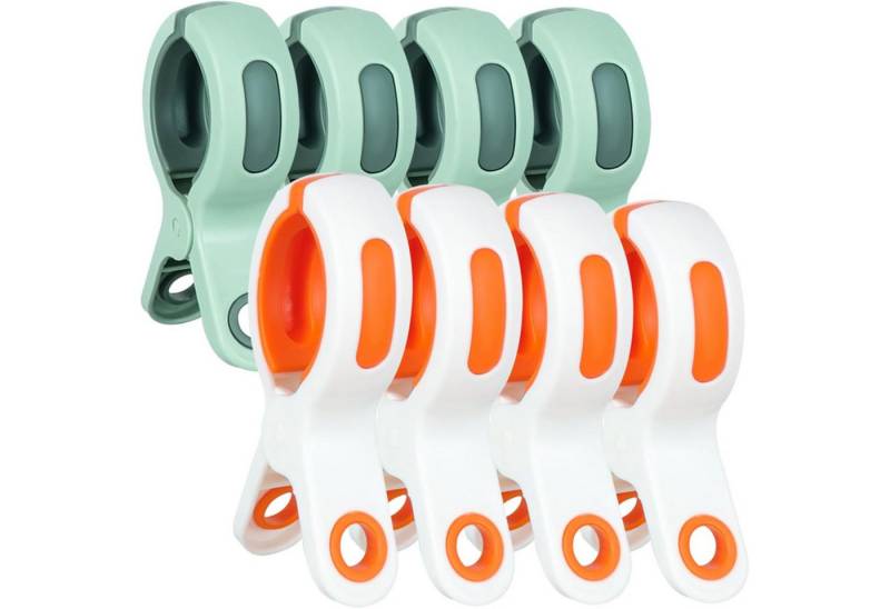 FOUORTUNATE-BEE Sturmwäscheklammern 8 Stück Große Handtuchklammern für Strandliegen, für Sonnenliegen Pool Stuhl Liege Bettwäsche Kleidung von FOUORTUNATE-BEE