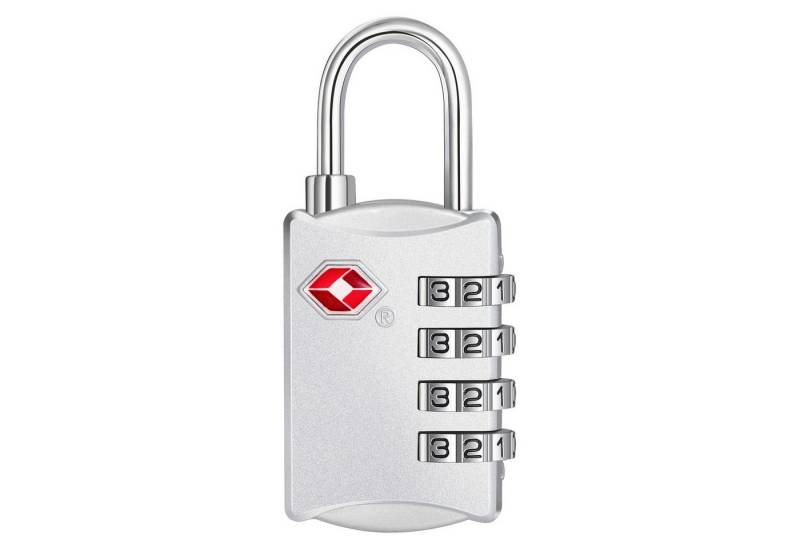 FOUORTUNATE-BEE TSA-Vorhängeschloss TSA Schloss, Kofferschloss, 4-Stellige Vorhängeschloss, (Gepäckschloss für Rreisekoffer, Rucksäcke), Kleines Zahlenschloss Spind von FOUORTUNATE-BEE