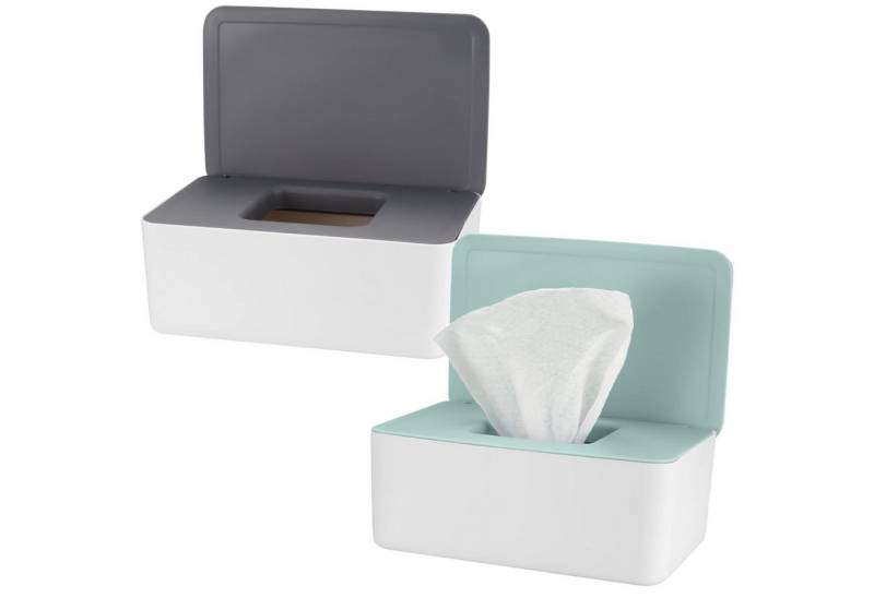 FOUORTUNATE-BEE Taschentuch 2er-Set Feuchttuch- und Taschentuchspender mit Deckel, (2-St), Praktische Aufbewahrungsboxen für Zuhause und Büro von FOUORTUNATE-BEE