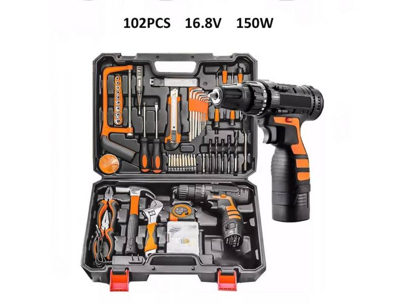 FOUORTUNATE-BEE Werkzeugset Werkzeugset Haushaltskoffer, (102-tlg) von FOUORTUNATE-BEE