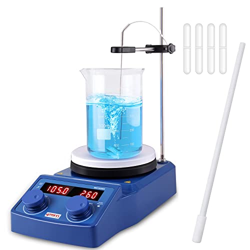 FOUR E'S SCIENTIFIC 5L Magnetrührer mit Heizplatte 280°C/ 536°F Magnetic Stirrer Hot Plate Mixer 100-1500RPM 5000mL LED-Display Labor Rührer FOUR E'S SCIENTIFIC 5L Magnetrührer mit Heizplatte 280°C/ 536°F Magnetic Stirrer Hot Plate Mixer 100-1500RPM 5000mL LED-Display Labor Rührer von FOUR E'S SCIENTIFIC