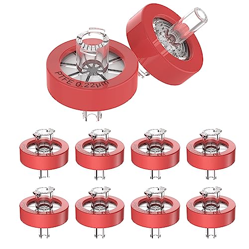 Spritzenfilter Syringe Filter, 10Stk. 0.22um 25Mm PTFE, Labor Spritzenfilter Mit Extrem Hohe Filtration Kapazität Und Einzigartige Gewinde interface-Design, Hoher Temperaturbeständigkeit Starker Spritzenfilter Syringe Filter, 10Stk. 0.22um 25Mm PTFE, Labor Spritzenfilter Mit Extrem Hohe Filtration Kapazität Und Einzigartige Gewinde interface-Design, Hoher Temperaturbeständigkeit Starker von FOUR E'S SCIENTIFIC