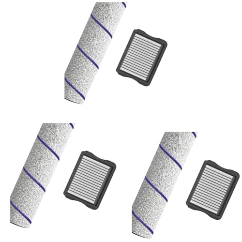 Kompatibel Mit Rowenta, X-Clean 10 Rollerbürstenfilter, Trocken- Und Nassstaubsauger, Ersatz For Roboterstaubsauger, Filterzubehör(6pcs) von FOUZELOD