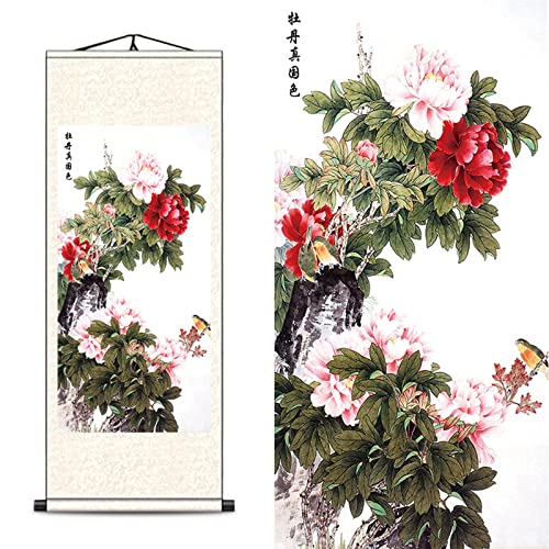 FOVNOT Chinesische Wandbildrolle - Japanisch-inspirierte Asiatische Wanddeko für Wohnzimmer, Orientalische Zimmerdekoration mit Einzigartigem Kunstwerk-Stil FOVNOT Chinesische Wandbildrolle - Japanisch-inspirierte Asiatische Wanddeko für Wohnzimmer, Orientalische Zimmerdekoration mit Einzigartigem Kunstwerk-Stil von FOVNOT