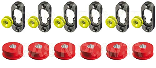 Button Fix Type 1 Unterputz-Halterung Markierhilfe, 6 Stück + 6 Werkzeuge von FOXCUP