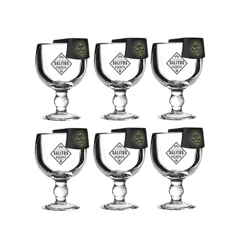 Mixcompany Salitos Salrita Cocktail 6er Set - 6X Cocktailglas + 6X Flaschenhalter von FOXCUP