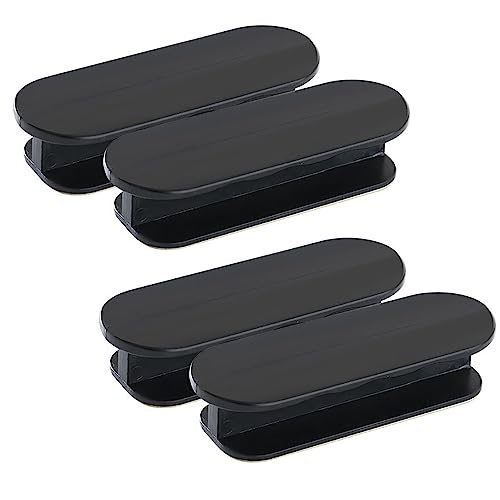 Türgriff Selbstklebende,4 PCS Kunststoff Möbelgriff Balkontürgriff Selbstklebende Self Stick Sofortig Türgriff Balkontürgriff Außen Kleben für Kühlschrank Kleiderschrank Schrank von ShanBye