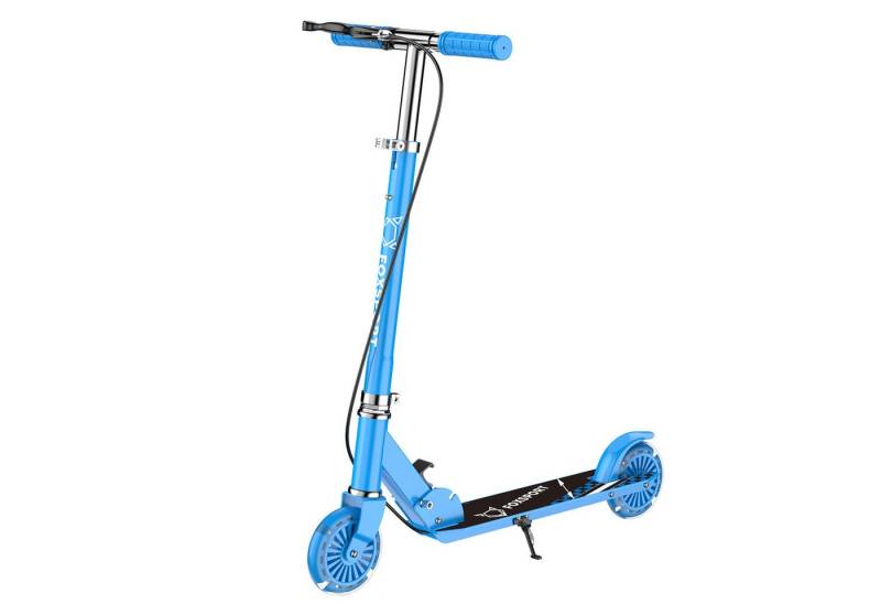 FOXSPORT Cityroller - Kick Scooter - Faltbarer Kinderoller, 4,00 km/h, (Set, mit Schutzblechen), klappbar&höhenverstellbar Scooter 4.7 Zoll Räder Maximale 100 kg von FOXSPORT