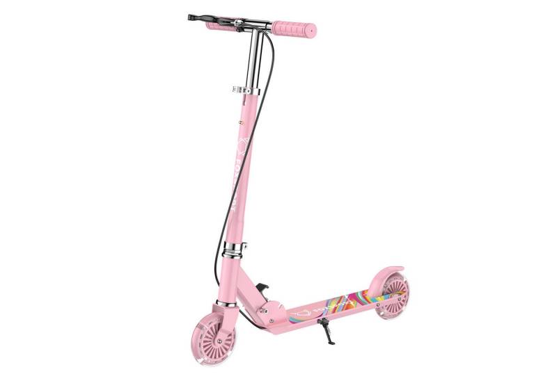 FOXSPORT Cityroller - Kick Scooter - Faltbarer Kinderoller, 4,00 km/h, (Set, mit Schutzblechen), klappbar&höhenverstellbar Scooter 4.7 Zoll Räder Maximale 100 kg von FOXSPORT
