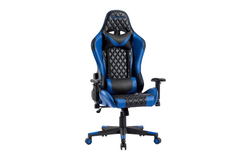 FOXSPORT Gaming-Stuhl ergonomisch Gamer Stühle (Professioneller Gamingstuhl), Eingebauter Wippmechanismus, Max. Belastbarkeit: 150 kg von FOXSPORT