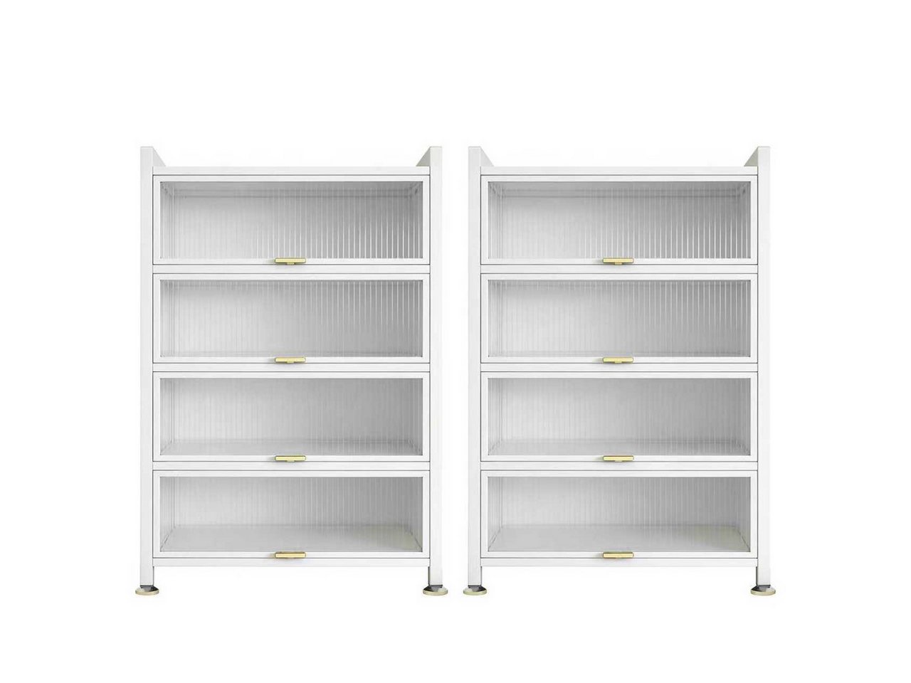 FOXSPORT Mehrzweckschrank Buffet Küchenschrank (Zweierset) (2er-Set, Komplett-Set, Traglast von 20 kg pro Ebene) von FOXSPORT