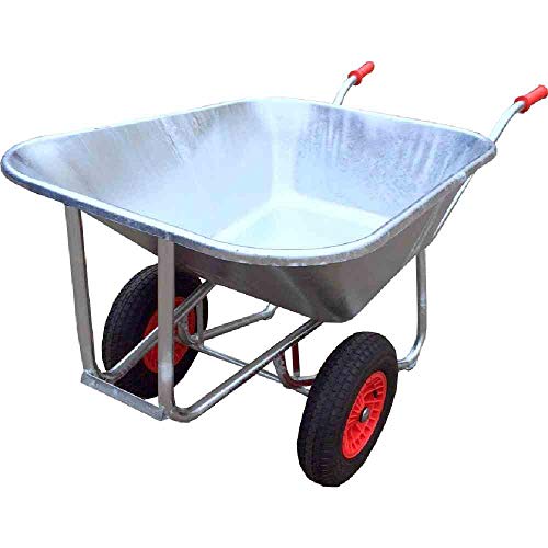 FOXWINKEL Großmuldenschubkarre Schubkarre 2 Rad "Farmer II" feuerverzinkt 200 Liter 250 kg Tragkraft Futterkarre Hofkarre Gartenkarre Doppelradschubkarre FOXWINKEL Großmuldenschubkarre Schubkarre 2 Rad "Farmer II" feuerverzinkt 200 Liter 250 kg Tragkraft Futterkarre Hofkarre Gartenkarre Doppelradschubkarre von FOXWINKEL