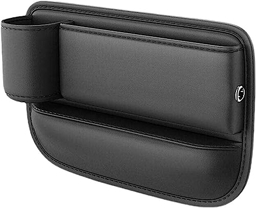 FOXZY Autositz Aufbewahrungsbox für Audi A4 Avant B5 B6 B7 B8 B9, PU-Leder-Organizer Sitz Seitentaschen Organizer Multifunktionale Aufbewahrungsbox,Left von FOXZY