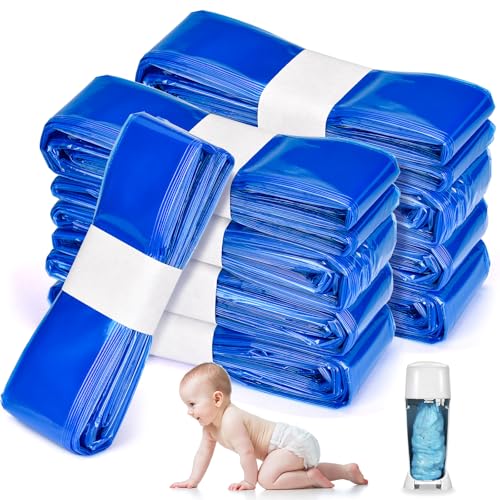 FOYIOLRU Windeleimer Nachfüllkassetten 9 Stück Nachfüllfolie Windeleimer Kompatibel mit Tommee Tippee, Angelcare, Achteckiger Windeleimer, LitterLocker von FOYIOLRU