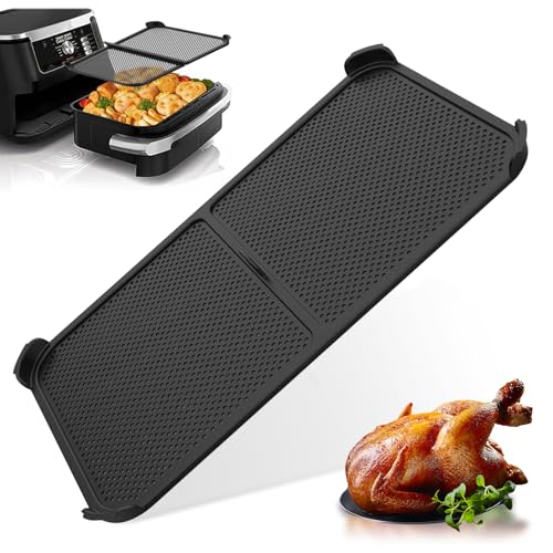 FOYIOLRU Spritzschutz Zubehör für Ninja Foodi Flexdrawer 10,4 L Heißluftfritteuse AF500EU, Wiederverwendba Silikon Heißluftfritteuse Zubehör Spritzschutz Zubehör für Ninja Heißluftfritteuse von FOYIOLRU