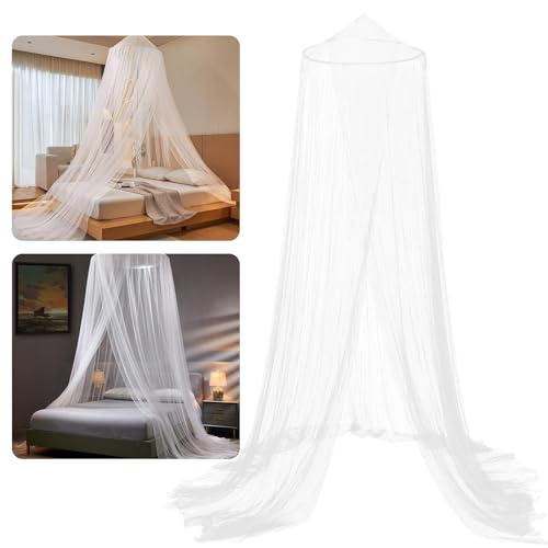 Moskitonetz Bett für Doppelbett Einzelbett, Großes Moskitonetz, Reise Betthimmel Mückennetz, Feinmaschiges Fliegennetz Moskitonetze für Reise und Hause Indoor Outdoor Moskitonetz Bett für Doppelbett Einzelbett, Großes Moskitonetz, Reise Betthimmel Mückennetz, Feinmaschiges Fliegennetz Moskitonetze für Reise und Hause Indoor Outdoor von FOYIOLRU