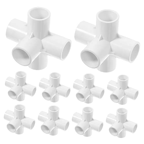 FOYTOKI 10 Stück Teiliges PVC Fitting PVC Robuste Verbindung für Gewächshausrahmen Möbel und Zeltkonstruktionen Temperaturbeständig für Garten und Bauprojekte FOYTOKI 10 Stück Teiliges PVC Fitting PVC Robuste Verbindung für Gewächshausrahmen Möbel und Zeltkonstruktionen Temperaturbeständig für Garten und Bauprojekte von FOYTOKI