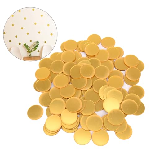 FOYTOKI 100Stücke Wandaufkleber Selbstklebend Dekorative Acrylspiegel für Kinderzimmer Wandplakate Gold Wandtattoo zur Raumgestaltung FOYTOKI 100Stücke Wandaufkleber Selbstklebend Dekorative Acrylspiegel für Kinderzimmer Wandplakate Gold Wandtattoo zur Raumgestaltung von FOYTOKI