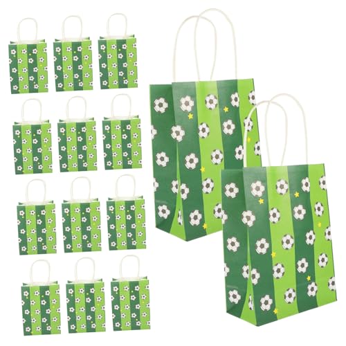 FOYTOKI 12Stücke Fußball Geschenktüten für Partys Süßigkeitentüten für Fußballmottopartys für Geburtstagsfeiern und Feiertage Leicht Transportierbar FOYTOKI 12Stücke Fußball Geschenktüten für Partys Süßigkeitentüten für Fußballmottopartys für Geburtstagsfeiern und Feiertage Leicht Transportierbar von FOYTOKI