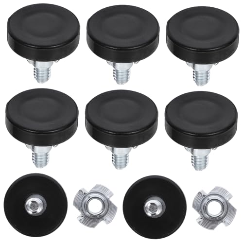 FOYTOKI 12stücke Schraubfüße Für Möbel Verstellbare Möbelfüße Nivellierfüße Zum Anschrauben Runde Sockel Für Büro Und Heimmöbel Höhe Anpassen Wackelige Möbel Stabilisieren FOYTOKI 12stücke Schraubfüße Für Möbel Verstellbare Möbelfüße Nivellierfüße Zum Anschrauben Runde Sockel Für Büro Und Heimmöbel Höhe Anpassen Wackelige Möbel Stabilisieren von FOYTOKI