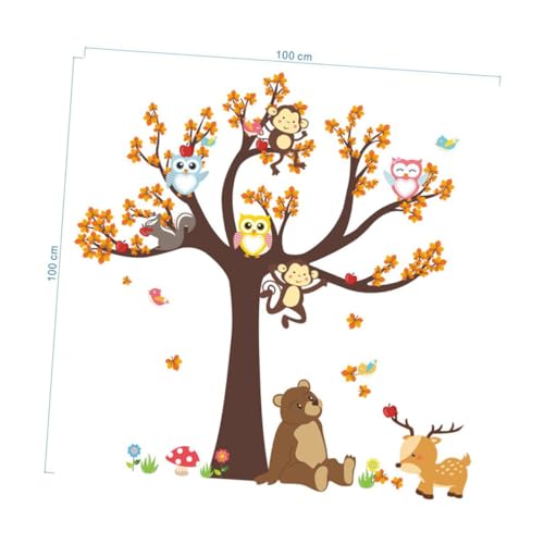 FOYTOKI 1Satz DIY Wandaufkleber Cartoon Design für Kinderzimmer Selbstklebend Abnehmbar Schlafzimmer Wohnzimmer Süße Wandkunst für Kinderzimmergestaltung FOYTOKI 1Satz DIY Wandaufkleber Cartoon Design für Kinderzimmer Selbstklebend Abnehmbar Schlafzimmer Wohnzimmer Süße Wandkunst für Kinderzimmergestaltung von FOYTOKI