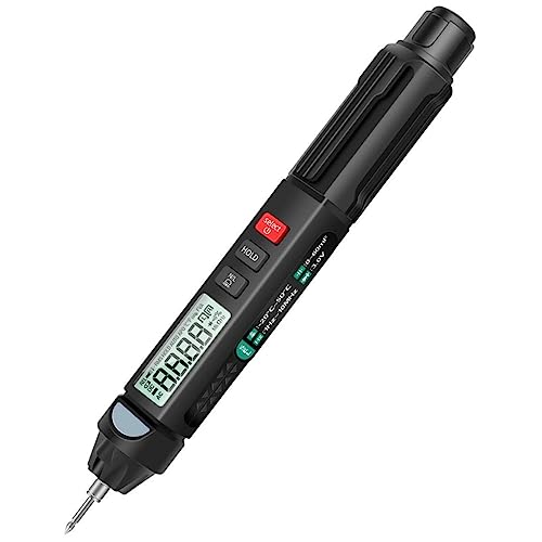 FOYTOKI 1Satz Intelligenter Elektrischer Teststift mit LCD Rücklicht Multi Function Ncv Spannungsprüfer Temperatur Frequenz Diode Durchgangsprüfung Kompakte Bauweise für Heim von FOYTOKI