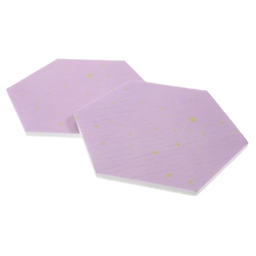 FOYTOKI 2 Stück Hexagon Filz Pinnwand Dicke Selbstklebend Wanddeko Memo Board DIY Schlafzimmer Büro Wohnzimmer Wandgestaltung von FOYTOKI