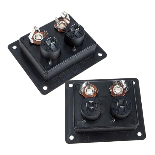 FOYTOKI 2 Stück Lautsprecher Anschlussplatte Terminal Cup Subwoofer Buchse mit Doppel Montagelöchern für Bühne und Auto Robuste Federklemmen Effiziente Wärmeableitung Einfache FOYTOKI 2 Stück Lautsprecher Anschlussplatte Terminal Cup Subwoofer Buchse mit Doppel Montagelöchern für Bühne und Auto Robuste Federklemmen Effiziente Wärmeableitung Einfache von FOYTOKI