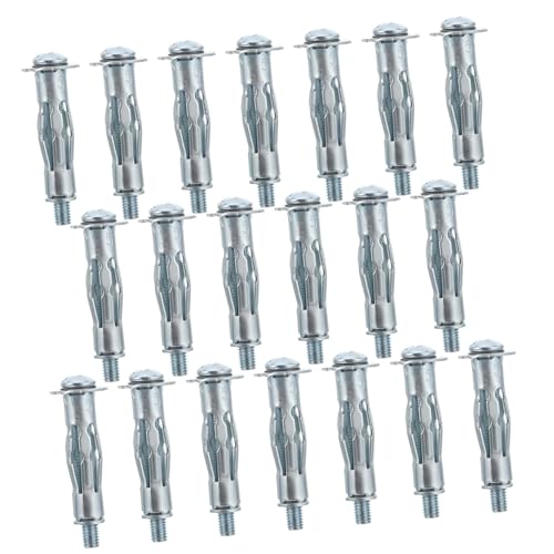 FOYTOKI 20 Stück Hohlraumdübel Schwerlast Metall Expansionsdübel mit Schrauben für Gipskartonplatten Trockenbau Hohlwandbefestigung Brolly Plug Bolts für Stabile Wandmontage von FOYTOKI