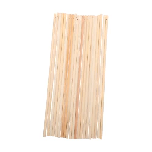 FOYTOKI 20Stücke Laternenstäbe aus Holz Lange DIY Laternenstäbe für Kreative Bastelprojekte und Dekorationen für Innen und Außenbereich von FOYTOKI