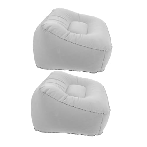 FOYTOKI 2stücke Aufblasbares Fußstützenkissen Für Reisen Kompaktes Beinpolster Mit Schnellem Aufblasen Geeignet Für Camping Und Büro Fördert Entspannung Bei Langen Flügen von FOYTOKI