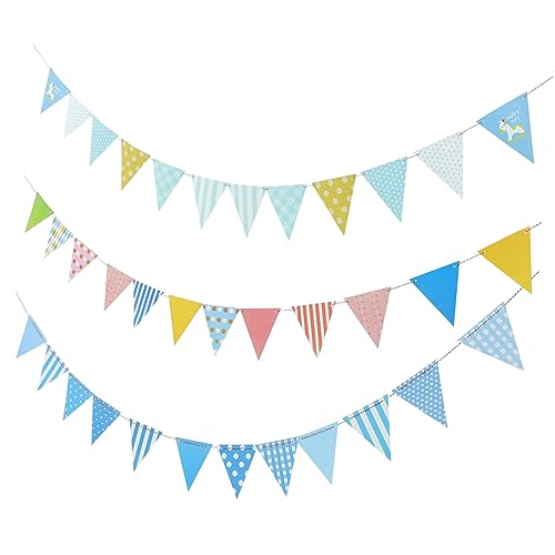 FOYTOKI 3Sätze Hängendes Papierdreieck Banner für Geburtstagsfeier Dekoration Wimpel Banner mit Holzmotiven und Leicht und Tragbar für Innen und Außeneinsatz FOYTOKI 3Sätze Hängendes Papierdreieck Banner für Geburtstagsfeier Dekoration Wimpel Banner mit Holzmotiven und Leicht und Tragbar für Innen und Außeneinsatz von FOYTOKI