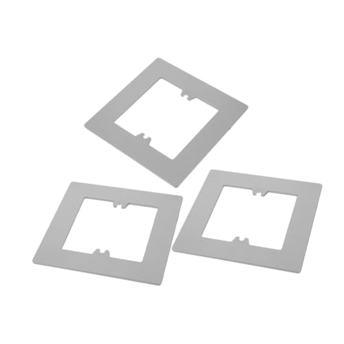 FOYTOKI 3Stücke Dekorative Lichtschalter Steckdosen Abdeckplatte Langlebige Wandplatte Hochwertigem PC Material Einfache DIY Installation zur Abdeckung von Wandlücken von FOYTOKI