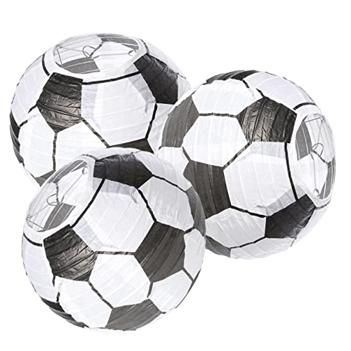 FOYTOKI 3Stücke Fußball Papierlaternen für Sportpartys Dekorative Hängelaternen für Geburtstagsfeiern Hochzeiten und Events für Stadion und Gymnasium DIY Deko FOYTOKI 3Stücke Fußball Papierlaternen für Sportpartys Dekorative Hängelaternen für Geburtstagsfeiern Hochzeiten und Events für Stadion und Gymnasium DIY Deko von FOYTOKI