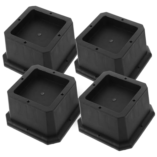 FOYTOKI 4 Stück Möbelerhöher aus Robustem Rutschfestem Material Hohe Stapelbare Betthöher für Sofa Tisch Stuhl und Waschmaschine zur Platzschaffung und Stabilen Möbelanhebung FOYTOKI 4 Stück Möbelerhöher aus Robustem Rutschfestem Material Hohe Stapelbare Betthöher für Sofa Tisch Stuhl und Waschmaschine zur Platzschaffung und Stabilen Möbelanhebung von FOYTOKI