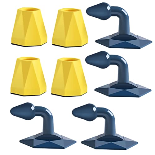 FOYTOKI 4 Stück Selbstklebende Türstopper Türhalter für Sicheren Halt Wand und Türschutz für Haustiere Stoßdämpfender Funktion von FOYTOKI