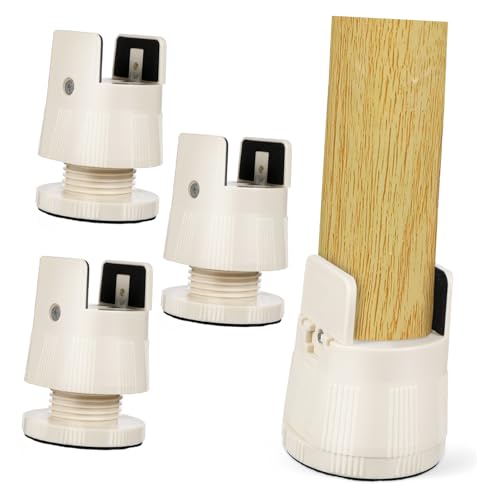 FOYTOKI 4 Stück Verstellbare Möbelerhöhung Höhe Möbelbeine Verlängerung aus Robustem für Tische Stühle Sofas Vielseitige Möbelstützen Ergonomisch und Belastbar von FOYTOKI