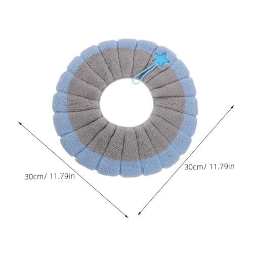 FOYTOKI 4 Stück Weicher Grauer Waschbarer Toilettensitzbezug Gestricktes Wiederverwendbares Sitzkissen Winterwarm Pflegeleicht für Zuhause und Reisen von FOYTOKI