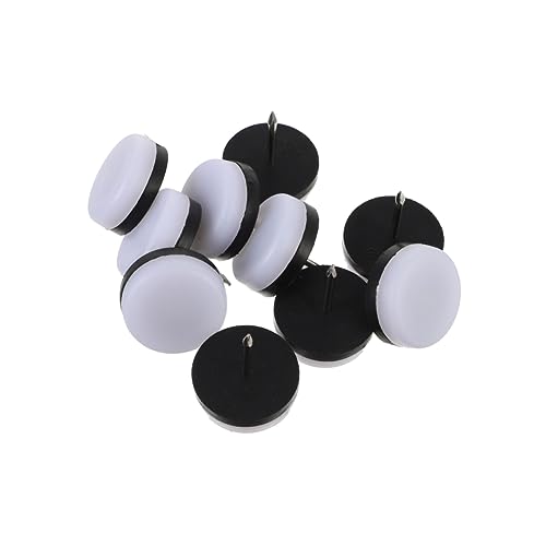 FOYTOKI 40Stücke Möbelfüße Pads Selbstklebende Nylonfüße mit Metallstift Schutz für Tischbeine Geräuschreduzierung und Bodenschutz FOYTOKI 40Stücke Möbelfüße Pads Selbstklebende Nylonfüße mit Metallstift Schutz für Tischbeine Geräuschreduzierung und Bodenschutz von FOYTOKI