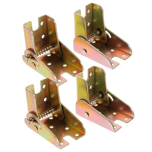 FOYTOKI 4Stücke Faltbare Halterungen Robuste Selbstsichernde Scharniere für Möbel Design für Klapptische Sofas Hochleistungs Schreibtischscharniere von FOYTOKI