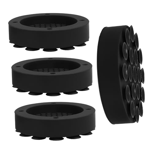 FOYTOKI 4stücke Anti-rutsch Waschmaschinen Fußpads Vibrationsdämpfer Für Waschmaschine Trockner Hochwertige Stabile Füße Für Erhöhte Standsicherheit Einfache Installation Langlebiges Mater von FOYTOKI