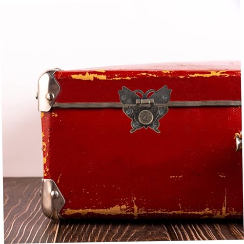 FOYTOKI 5 Stück Teiliges Kupfer Schmetterling Verschluss Antikfarbiger Hasps Latch für Schmuckbox Holzschatulle Vintage Kleiner Kasten Zubehör Langlebig und Verstärkt FOYTOKI 5 Stück Teiliges Kupfer Schmetterling Verschluss Antikfarbiger Hasps Latch für Schmuckbox Holzschatulle Vintage Kleiner Kasten Zubehör Langlebig und Verstärkt von FOYTOKI