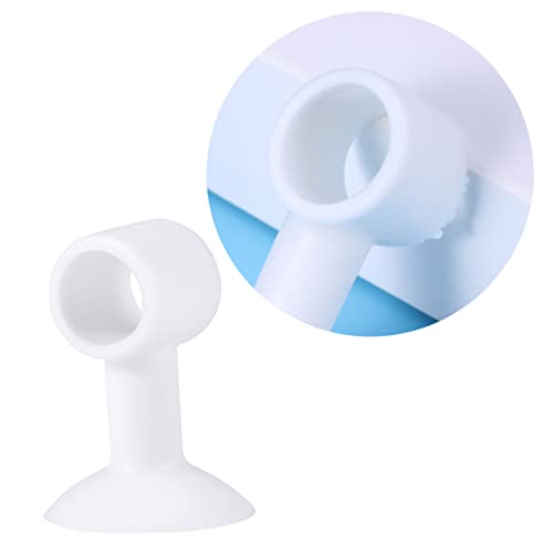 FOYTOKI 5 Stück Teiliges Silikon Türstopper Antikollisions Pads für Türknäufe Schützende Gummipuffer Selbstklebend Geeignet für Glas und Titanlegiertüren Weiß von FOYTOKI