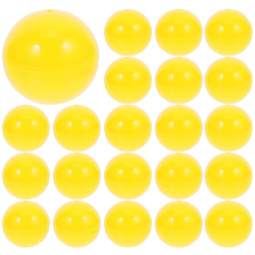 FOYTOKI 50 Stück Öffbare PVC Loskugeln Bunte Befüllbare Gewinnbälle für Partyspiele Raffle Balls Wiederverwendbar Praktisch für Süßigkeiten Notizen Festliche Spielkugeln von FOYTOKI