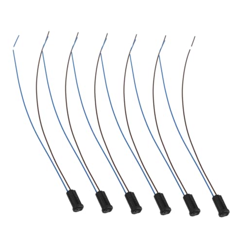FOYTOKI 6 Stück Lampenfassung Kunststoffsockel für Niedervolt LED Lampen Benutzerfreundliche Installation Hitzebeständige Ptfe Leitung Energieeffizient Langlebig FOYTOKI 6 Stück Lampenfassung Kunststoffsockel für Niedervolt LED Lampen Benutzerfreundliche Installation Hitzebeständige Ptfe Leitung Energieeffizient Langlebig von FOYTOKI