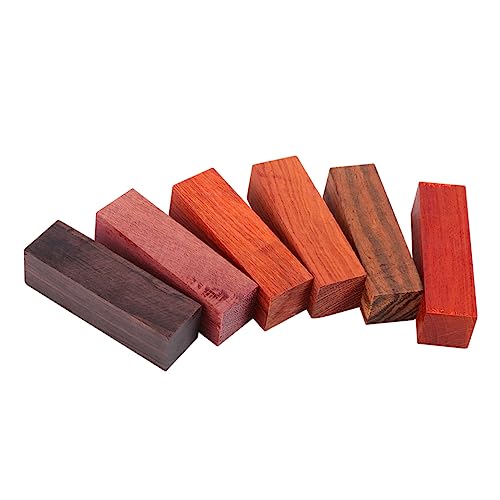 FOYTOKI 6stücke Packung Mit Stabilisierten Holzstiften Für Stiftbau Premium Holzblock Für Kreative Bastelprojekte Einzigartiges Naturdesign Für Kunst Und Dekoration von FOYTOKI