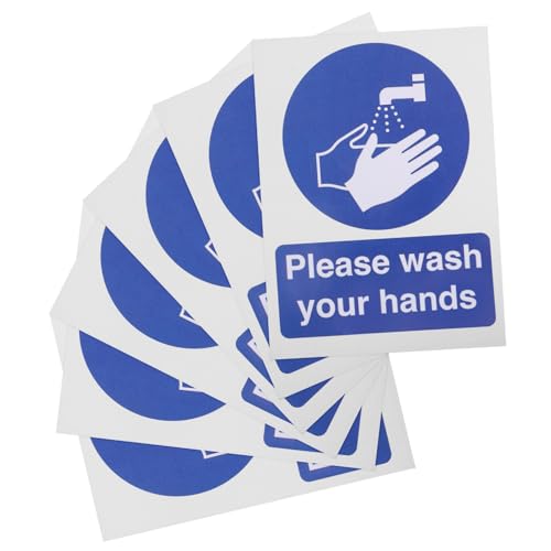FOYTOKI 6Stücke Handwasch Erinnerungsaufkleber Schild Selbstklebend für Badezimmer Lustige Handwasch Poster für Wände und Fördert Regelmäßiges Händewaschen FOYTOKI 6Stücke Handwasch Erinnerungsaufkleber Schild Selbstklebend für Badezimmer Lustige Handwasch Poster für Wände und Fördert Regelmäßiges Händewaschen von FOYTOKI