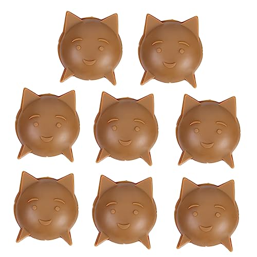 FOYTOKI 8 Stück Teiliges Silikon Türknopf Multifunktionale Wandpolster Schutz Stößen und Dellen Selbstklebend Farbe für Möbel und Wandschutz von FOYTOKI